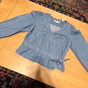 NWT Madewell chambray top